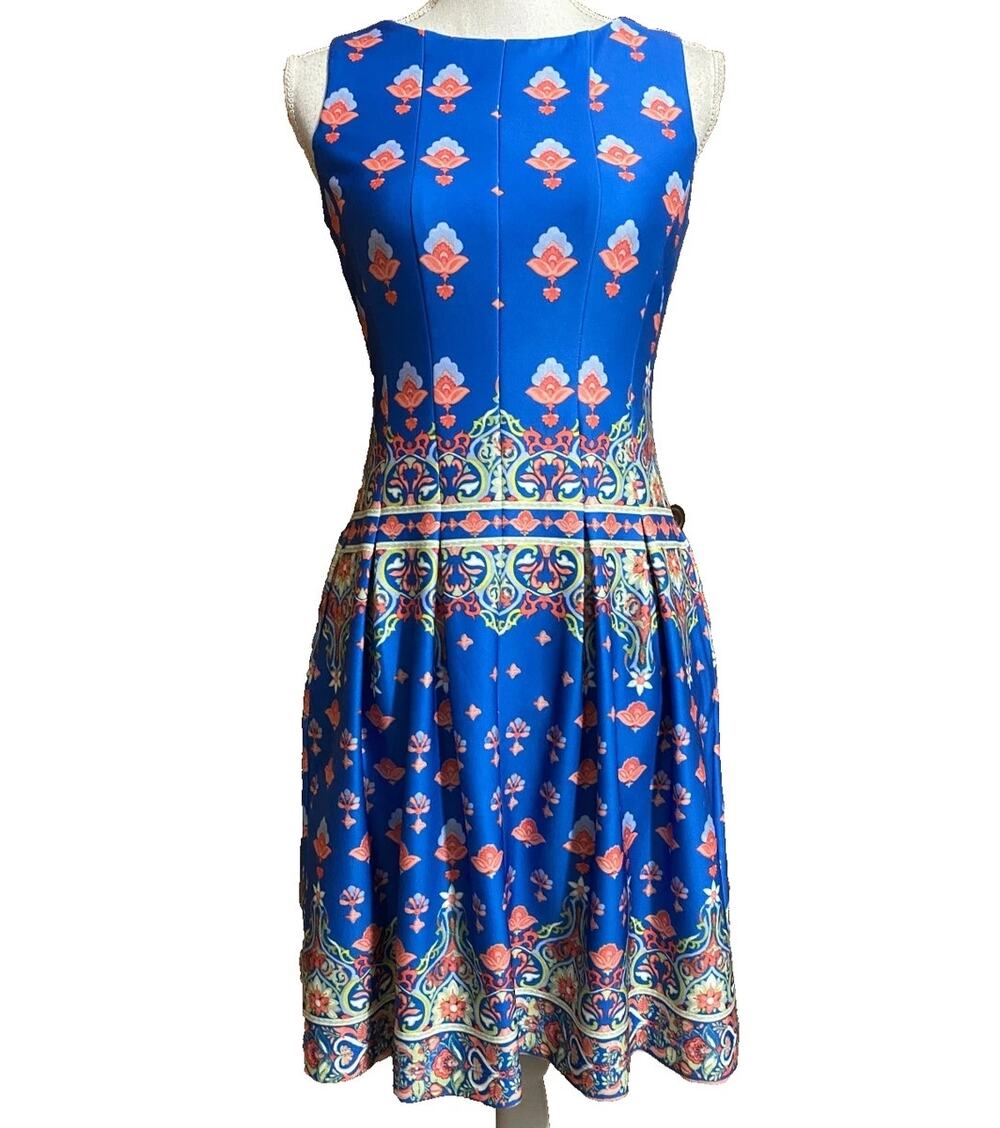 Gabby Skye 12 sleeveless fit-and-flare dress